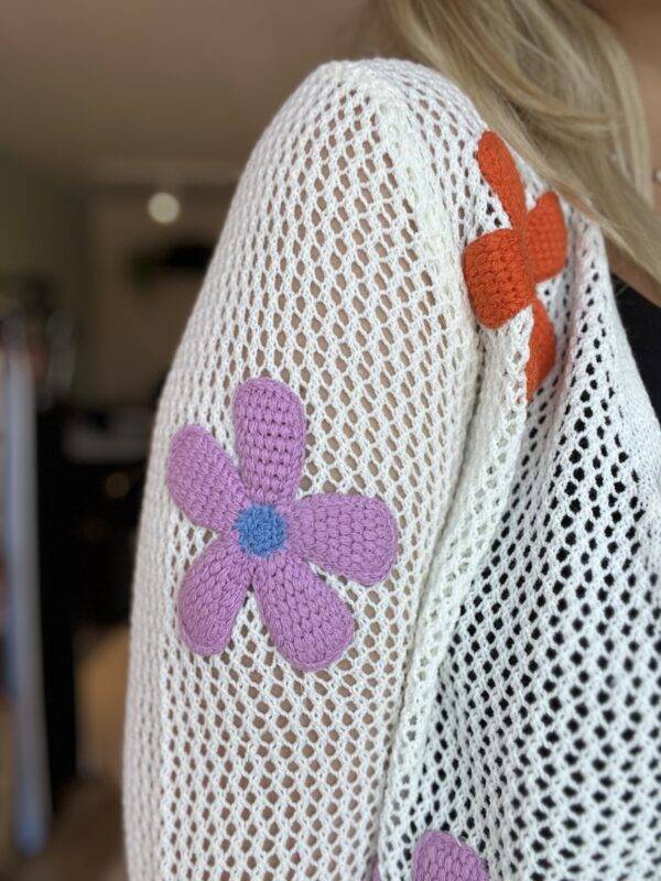 Bloemen knit - Afbeelding 2